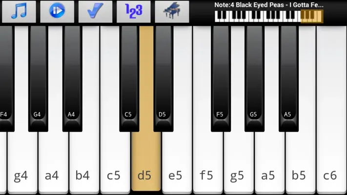 Piano Melody Free android App screenshot 7